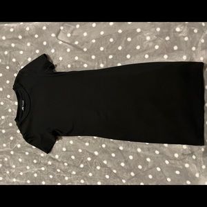 Zara Black T-shirt Fitted Dress